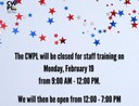 Closed for President's Day 9-12 (11 x 8.5 in).jpg