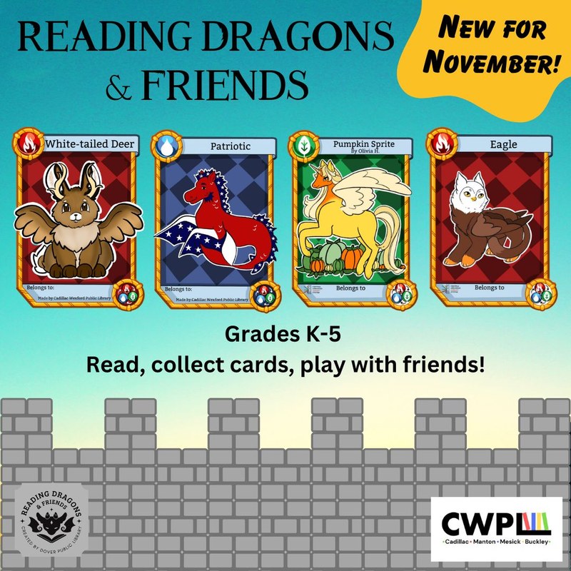 Reading Dragons and Friends November Reading Dragons and Friends